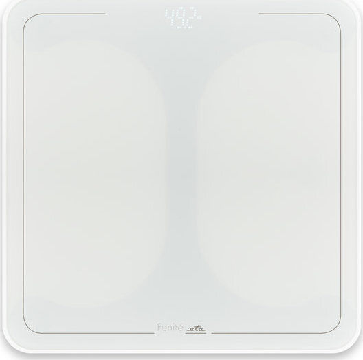 ETA Fenite Digital Bathroom Scale 180kg with Body Fat Counter White