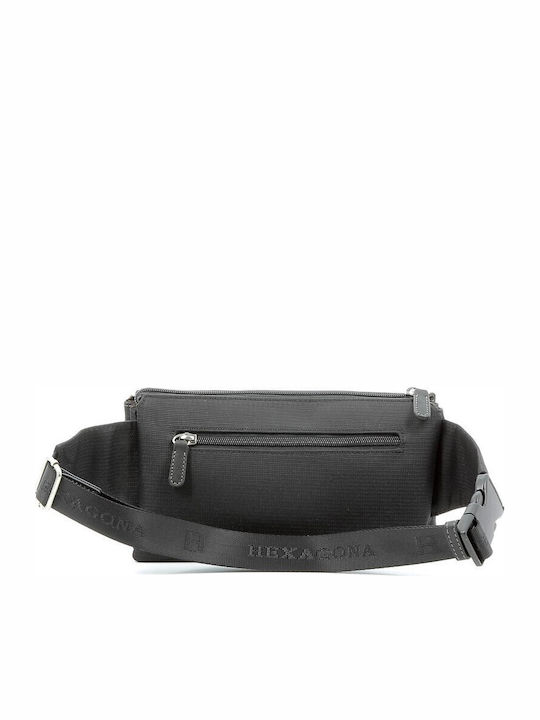 Leather Waist Bag Black