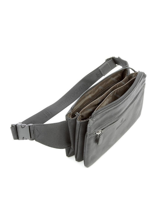 Leather Waist Bag Black