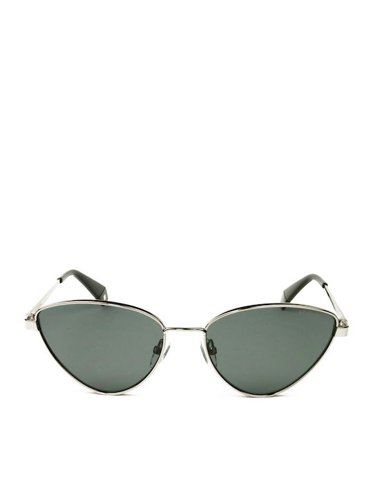 Polaroid Sonnenbrillen mit Silber Rahmen und Schwarz Polarisiert Linse PLD6071/S/X 6LB/M9