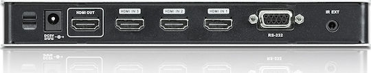 Aten VS481B UHD HDMI Switch 3 είσοδοι/1 έξοδος HDMI Splitter