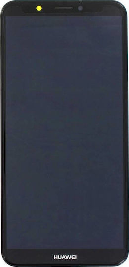 Huawei Screen with Touch Mechanism and Frame for Huawei Y7 (Black)