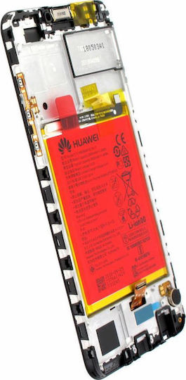 Huawei Screen with Touch Mechanism and Frame for Huawei Y7 (Black)