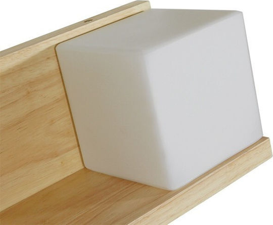 GloboStar Lămpi De Perete Modern Cu Bază De Bec E27 Alb 30x15x15cm