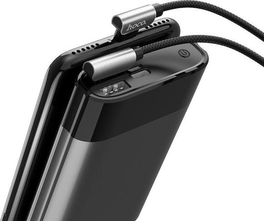 Hoco U42 Exquisite Steel Braided USB 2.0 Cable USB-C male - USB-A Μαύρο 1.2m HOC-U42c-BK