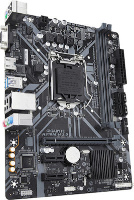 Gigabyte H310M H 2.0 (rev. 1.0) Motherboard Micro ATX με Intel 1151 rev 2 Socket