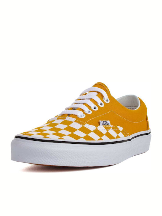 Vans Era Checkerboard Yolk Turnschuhe Gelb Vans Era Checkerboard Yolk Turnschuhe Gelb