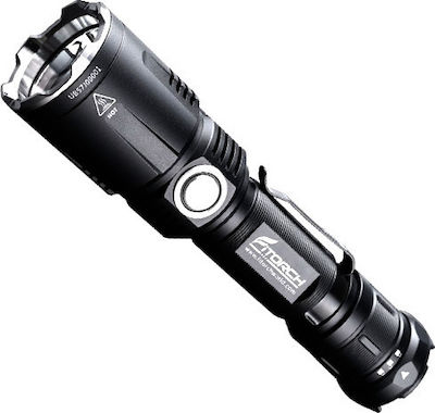 Fitorch Rechargeable Flashlight LED with Maximum Brightness 1800lm M30R 13.03.0064