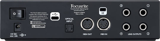 Focusrite Clarett 2Pre External Professional Sound Card Connectivity USB to PC