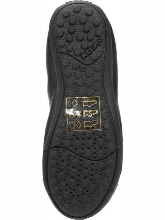 Kids Anatomic Leather Ballerinas Piuma Black