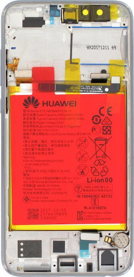 Huawei Οθόνη Service Pack cu Touchscreen și Cadru pentru Honor 9 Lite (Gri)