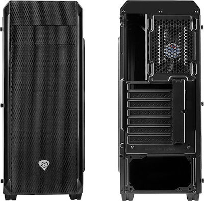 Natec Titan 660 Plus Gaming Midi Tower Κουτί Υπολογιστή με Πλαϊνό Παράθυρο Μαύρο