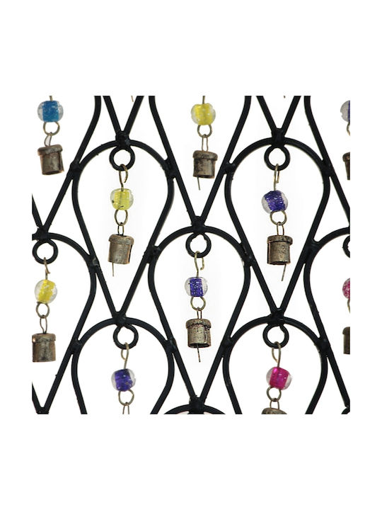 Synchronia Melodie Decorativă Lucrată Manual Neagră Din Metal 41x41cm