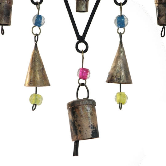 Synchronia Melodie Decorativă Lucrată Manual Neagră Din Metal 41x41cm