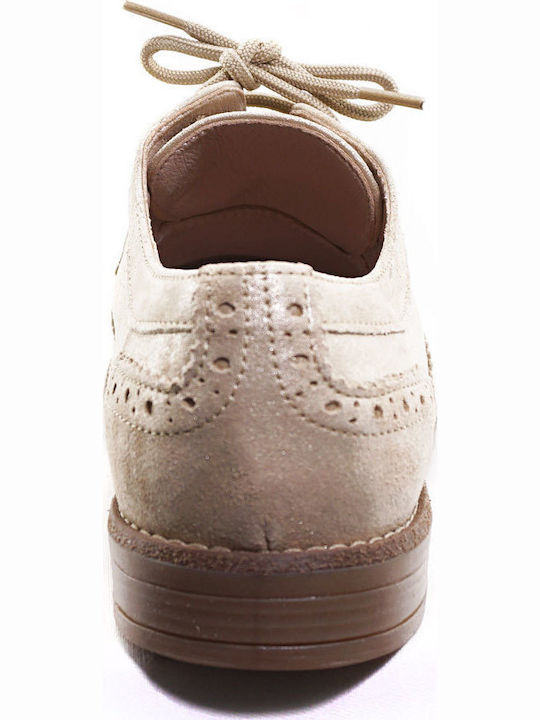 Γυναικεία Oxfords σε Χρυσό Χρώμα