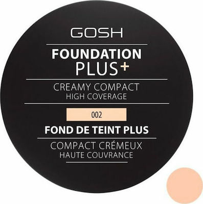 Gosh Foundation Plus + Creamy Compact 002 Ivory 9gr