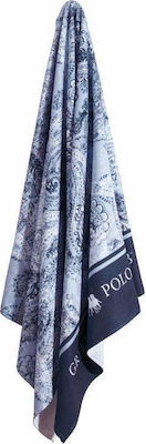 Greenwich Polo Club 2867 Beach Towel Cotton Blue 160x80cm.