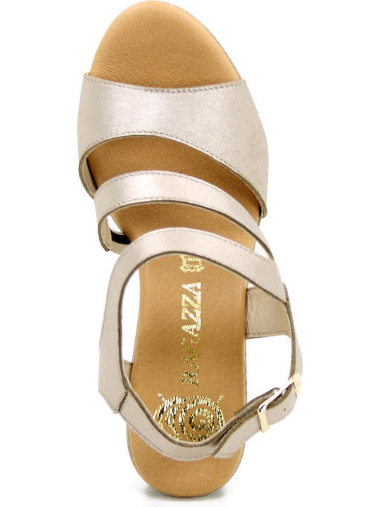 Leather Sandals Silver