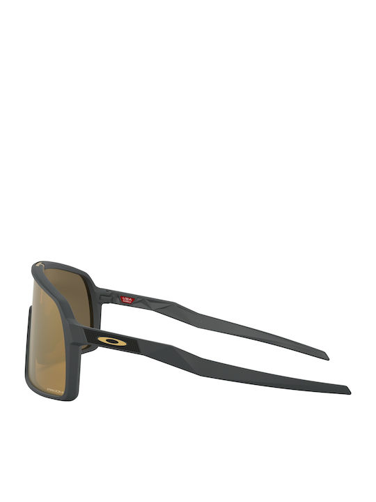 Oakley Sutro Men's Sunglasses with Black Plastic Frame and Yellow Mirror Lens OO9406-05