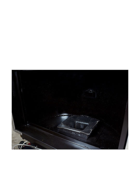 Werstahl BioHydro 30 Ενεργειακό Τζάκι Pellet Καλοριφέρ 30.11kW Ίσιο με Συρόμενη Πόρτα