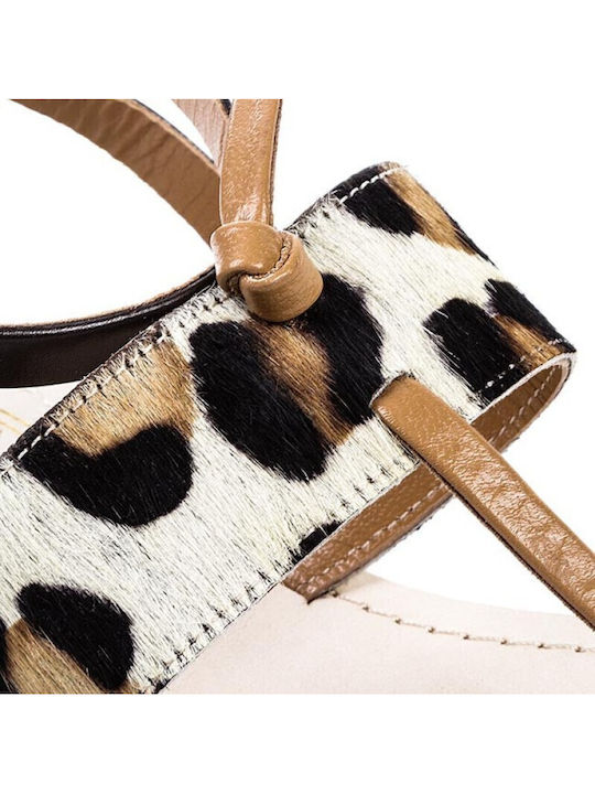 Basic Leder Flache Sandalen für Damen