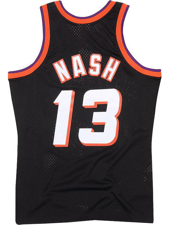 Mitchell & Ness Suns 96-97 Nash 13 SMJYGS18203-PSUBLCK96SNA Jersey Aussehen Basketball