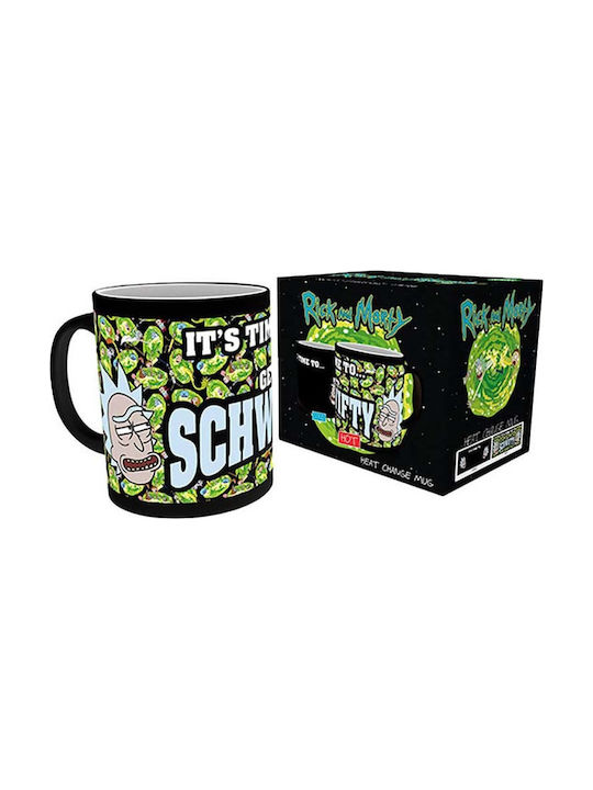 GB eye Rick And Morty - Heat Change Get Schwifty Mug Heat Change Mug Ceramic Multicolored 300ml