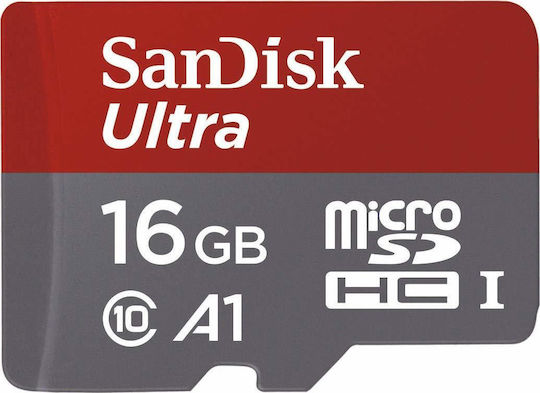 Sandisk Ultra microSDHC 16GB U1 A1 UHS-I 98MB/s with Adapter
