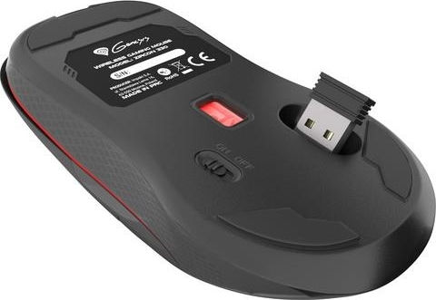 Genesis Zircon 330 Безжична Геймърска Мишка 3600 DPI Черен