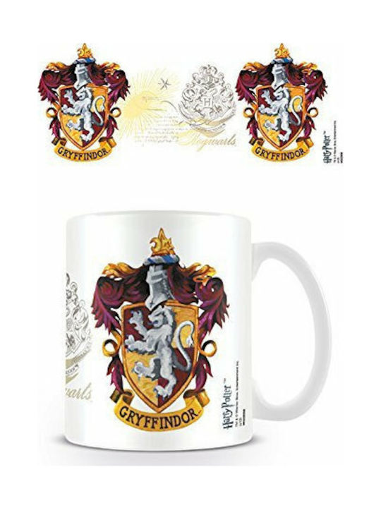 Pyramid International Gryffindor Crest Tasse aus Porzellan Weiß 1Stück