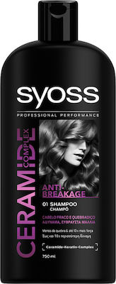 Syoss Ceramide Complex Anti-Breakage Shampoos Reconstruction/Nourishment for Fragile, Αντι-Θραύση Hair 750ml