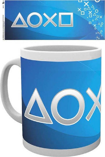 GB eye Playstation Κούπα Κεραμική Silver Buttons GB eye Playstation Κούπα Κεραμική Silver Buttons