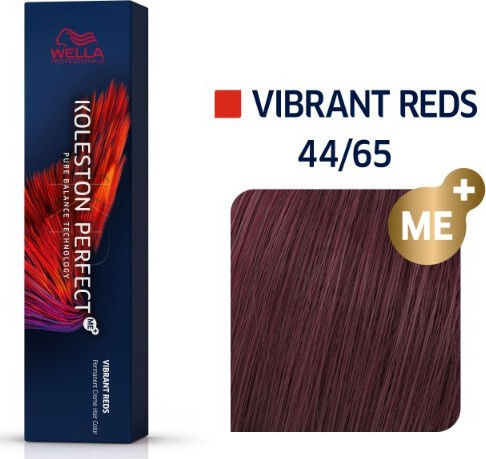 Wella Koleston Perfect Me+ Vibrant Reds Vopsea de Păr 44/65 Castaniu Intens Violet Mahon 60ml