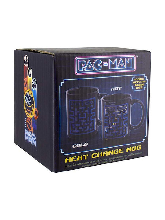 Paladone Pac Man Κούπα Κεραμική Μαύρη 330ml