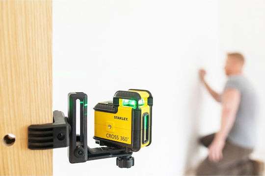 Stanley Αυτορυθμιζόμενο Περιστροφικό Αλφάδι Laser Πράσινης Δέσμης με Εύρος Εργασίας 25m