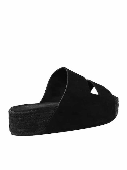 560 Women's Flat Sandals Anatomic Flatforms in Black Color