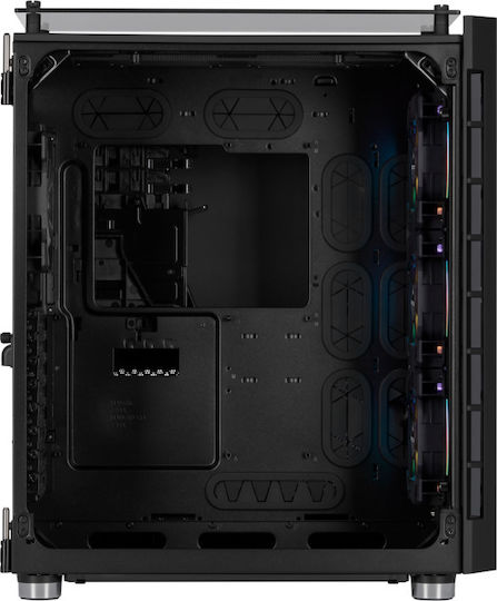 Corsair Crystal Series 680X RGB Gaming Midi Tower Κουτί Υπολογιστή με Πλαϊνό Παράθυρο Μαύρο
