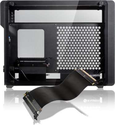 Raijintek Ophion Evo Gaming Mini Tower Κουτί Υπολογιστή με Πλαϊνό Παράθυρο Μαύρο