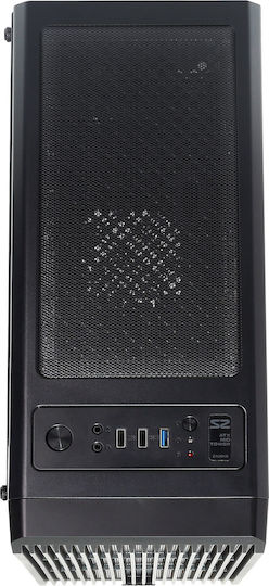 Zalman S2 Gaming Midi Tower Κουτί Υπολογιστή με Πλαϊνό Παράθυρο Μαύρο