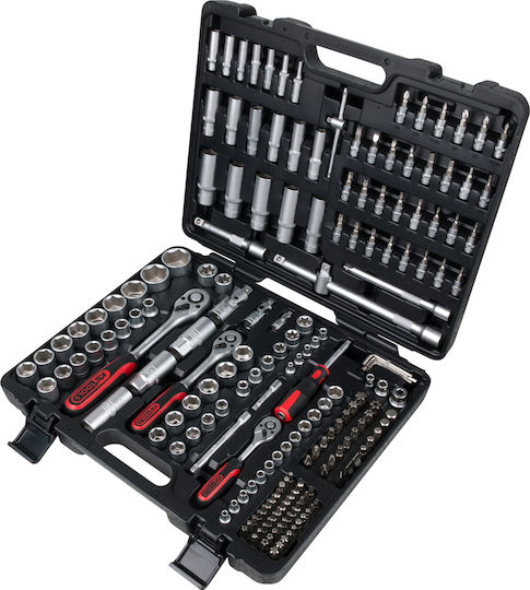Ks Tools Set Ratchet 1\2" & 1\4" & 3\8" 195pcs