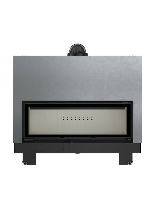 Kratki MB120 Guillotine Șemineu cu inserție Lemn 20kW Drept cu ușă glisantă Kratki MB120 Guillotine Șemineu cu inserție Lemn 20kW Drept cu ușă glisantă