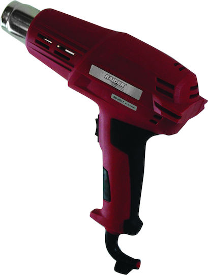 Raider RD-HG17 Πιστόλι Θερμού Αέρα 2000W με Ρύθμιση Θερμοκρασίας εως και 550°C