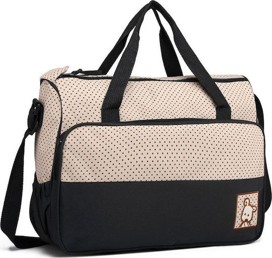Miss Lulu Shoulder/Hand Diaper Bag Diaper Bag Black