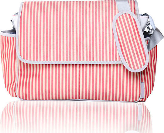 Dolls & Tracks Shoulder/Hand Diaper Bag Messenger Red