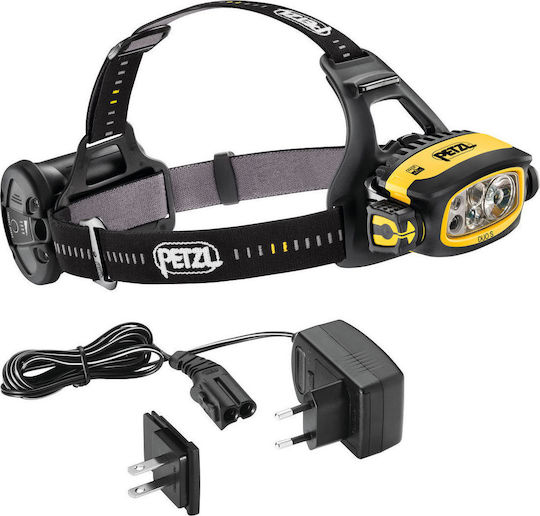 Petzl Презареждащ се Челник LED IP67 с Максимална Яркост 1100лм Duo S Жълт