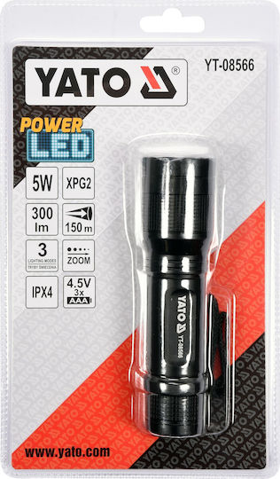 Yato Lanternă LED IPX4 cu Luminozitate Maximă 300lm
