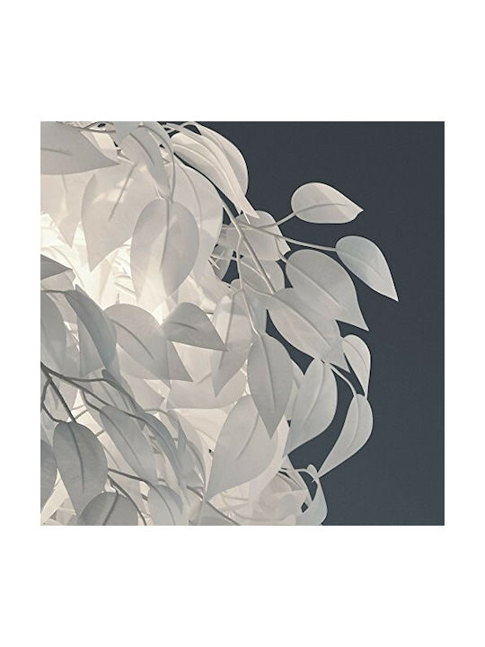 Trio Lighting Leavy Modern Kunststoff Deckenleuchte mit Fassung E27 in Weiß Farbe 38Stück