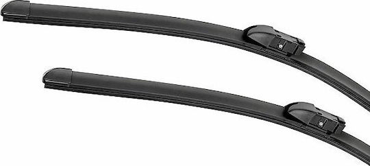 Compass Wipers Flat Set Set Frontscheibenwischer 530mm für Skoda Fabia / Raumster