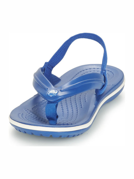 Kids' Flip Flops Blue Crocband Strap Flip K