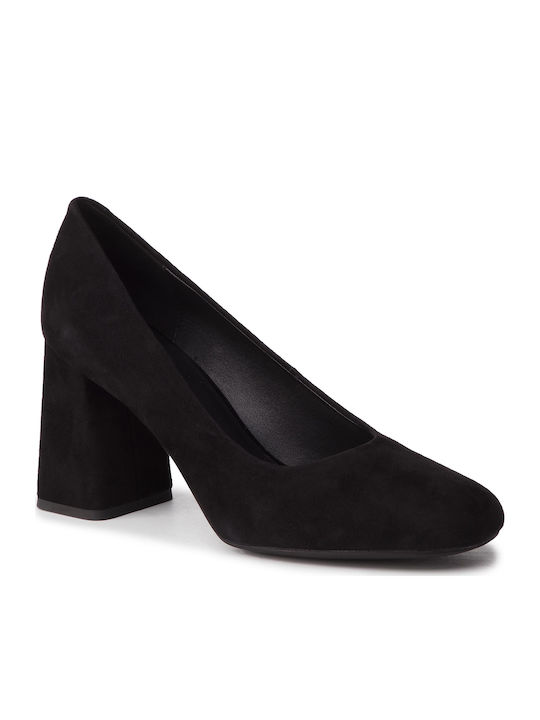 Anatomic Suede Black Heels D Seylise H. A